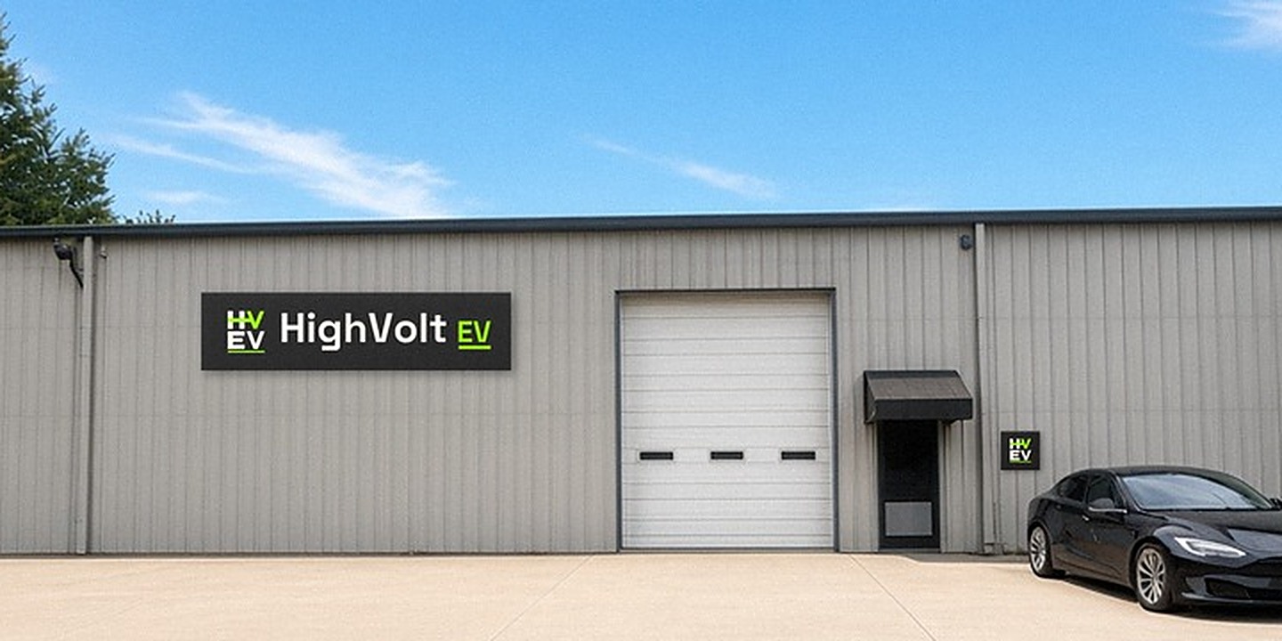 HighVolt EV Tesla repair shop in Harrisburg, NC, near Charlotte